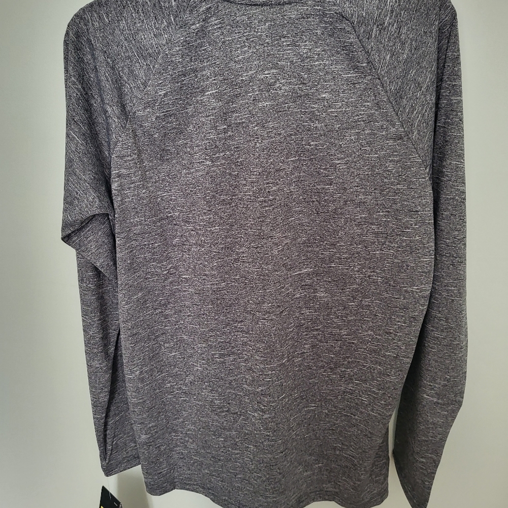 Nike Mens Dri Fit‎ Gray Hydroguard Long Sleeve Shirt UPF 40 Size Small New - Picture 6 of 7